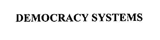 DEMOCRACY SYSTEMS