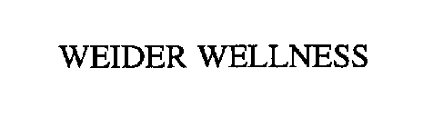 WEIDER WELLNESS