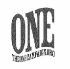 ONE THEONECAMPAIGN.ORG