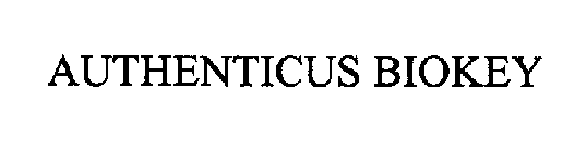 AUTHENTICUS BIOKEY