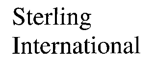 STERLING INTERNATIONAL