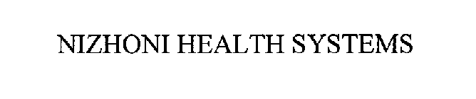 NIZHONI HEALTH SYSTEMS