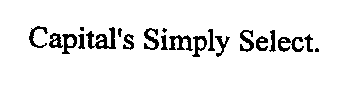 CAPITAL'S SIMPLY SELECT
