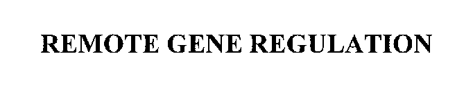 REMOTE GENE REGULATION