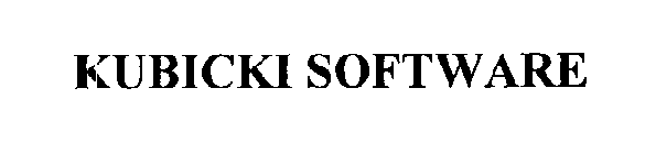 KUBICKI SOFTWARE