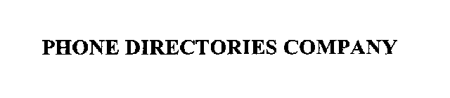 PHONE DIRECTORIES COMPANY