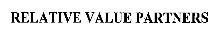 RELATIVE VALUE PARTNERS