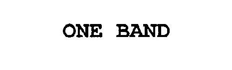 ONE BAND