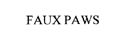 FAUX PAWS