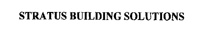 STRATUS BUILDING SOLUTIONS