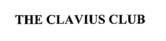 THE CLAVIUS CLUB