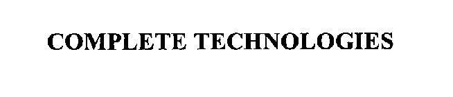 COMPLETE TECHNOLOGIES