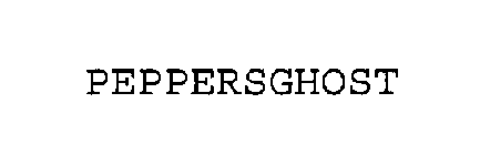PEPPERSGHOST