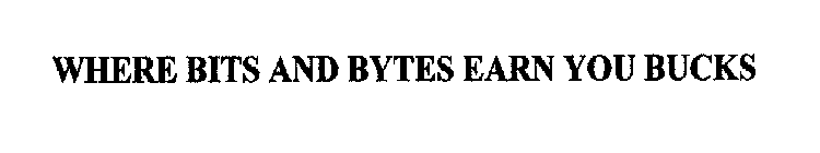 WHERE BITS AND BYTES EARN YOU BUCKS