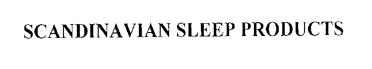 SCANDINAVIAN SLEEP PRODUCTS