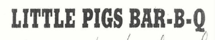 LITTLE PIGS BAR-B-Q