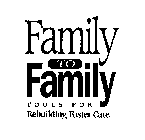 FAMILY TO FAMILY TOOLS FOR REBUILDING FOSTER CARE