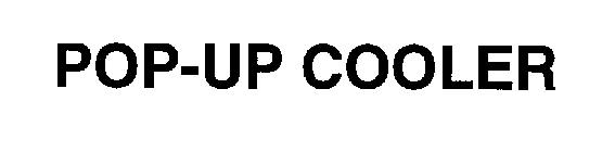 POP-UP COOLER