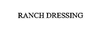RANCH DRESSING