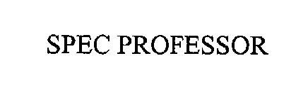 SPEC PROFESSOR