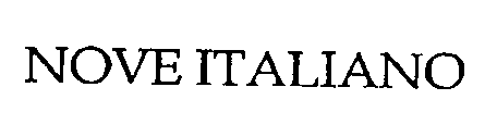 NOVE ITALIANO