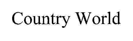 COUNTRY WORLD
