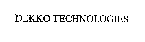 DEKKO TECHNOLOGIES