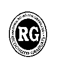 RG · NATIONAL BOARD FOR CERTIFICATION · RECOGNIZED GRADUATE