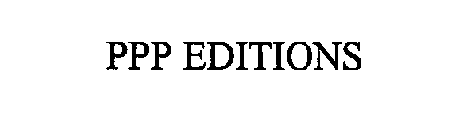 PPP EDITIONS