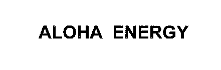 ALOHA ENERGY