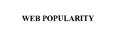WEB POPULARITY