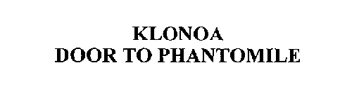 KLONOA DOOR TO PHANTOMILE