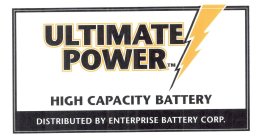 ULTIMATE POWER QUALITY INDUSTRIAL BATTERIES DISTRIBUTED BY ENTERPRISE BATTERY CORP.