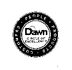 DAWN CIRCLE OF EXCELLENCE PEOPLE · PRODUCTS · CUSTOMERS ·