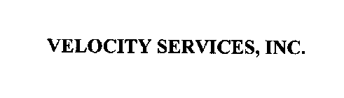 VELOCITY SERVICES, INC.