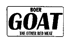 BOER GOAT THE OTHER RED MEAT