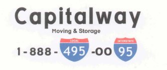 CAPITALWAY MOVING & STORAGE 1-888-495-0095 LOCAL INTERSTATE