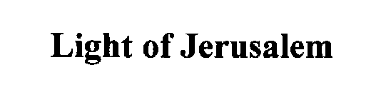 LIGHT OF JERUSALEM