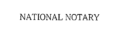 NATIONAL NOTARY