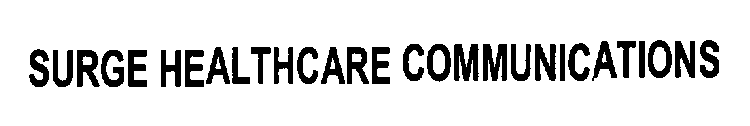 SURGE HEALTHCARE COMMUNICATIONS