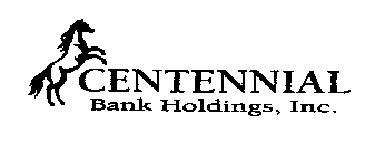 CENTENNIAL BANK HOLDINGS, INC.