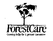 FOREST CARE GROWING TODAY FOR A GREENER TOMORROW