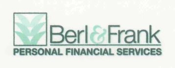 BERL FRANK PERSONAL FINANCIAL SERVICES