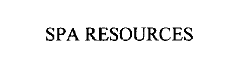 SPA RESOURCES