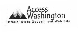 ACCESS WASHINGON OFFICIAL STATE GOVERNMENT WEB SITE