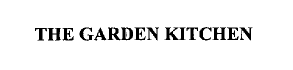 THE GARDEN KITCHEN