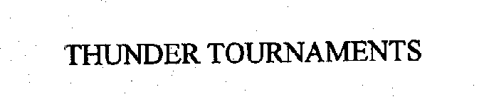 THUNDER TOURNAMENTS