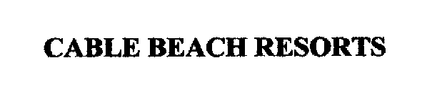CABLE BEACH RESORTS