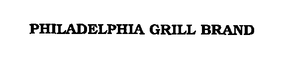 PHILADELPHIA GRILL BRAND