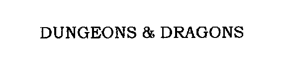 DUNGEONS & DRAGONS